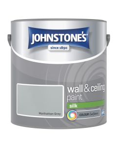 Johnstone's Wall & Ceiling Silk Paint - Manhattan Grey - 2.5L