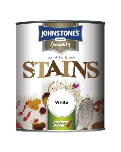 Johnstone's Stain Block - White - 750ml
