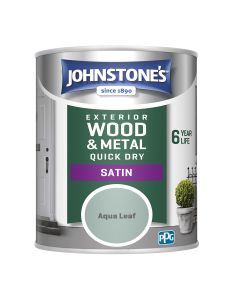 Johnstone's Exterior Quick Dry Satin - Aqua Leaf - 750ml