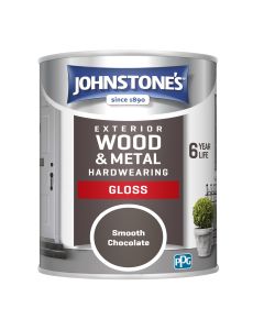 Johnstone's Exterior  Hardwearing Gloss - Smooth Chocolate - 750ml