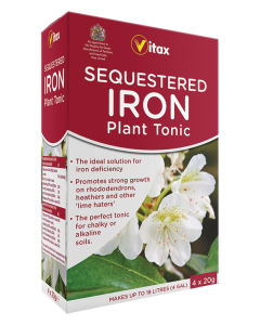 Vitax Sequestered Iron Plant Tonic -  4 x 20g