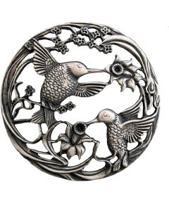 Turners Retreat PL3 Pewter Hummingbirds Lid