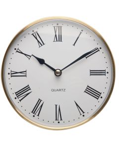 Turners Retreat TPC85W Roman Numerals Clock Insert - White - 85mm