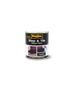 Rustins Quick Dry Step & Tile Paint - Black - 250ml