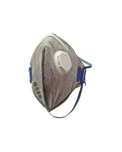 Scan Fold Flat Disposable Odour Mask Valved FFP2 Protection - Pack of 3