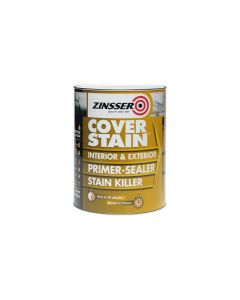 Zinsser Cover Stain Primer Sealer & Stain Killer - White 500ml