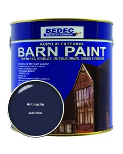 Bedec Barn Paint (Semi Gloss) Anthracite - 2.5L