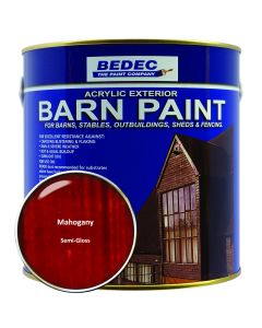 Bedec Barn Paint (Semi Gloss) Mahogany - 2.5L