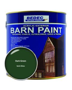 Bedec Barn Paint (Semi Gloss) Dark Green - 2.5L