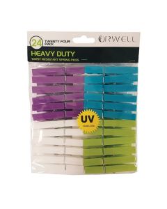 Orwell Heavy Duty Spring Pegs - Pack of 24