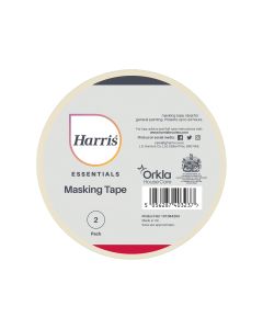 Harris Preparation Essentials Masking Tape - 24mm - Twin Pack