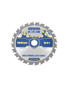 Irwin IRW1897393 Weldtec Cordless Circular Saw Blade 165 x 20mm x 24T ATB C