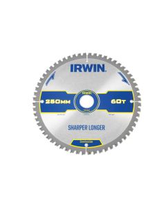 Irwin IRW1897426 Construction Circular Saw Blade 250 x 30mm x 60T ATB/Neg M