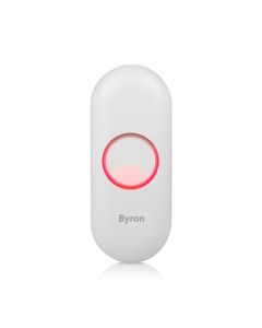 Byron DBY-23510 Wireless Bell Push Button - White