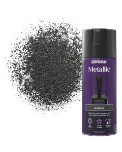 Rust-Oleum Metallic Spray Paint - Gun Metal - 400ml
