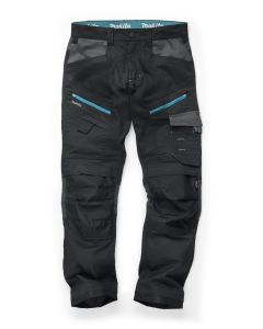 Makita MK303M Vector Stretch Trousers - Black - 36R