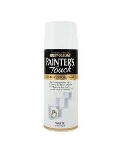 Rust-Oleum Painters Touch (Gloss) Spray Paint - White 400ml
