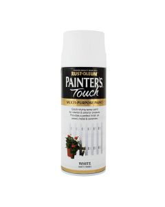 Rust-Oleum Painters Touch (Matt) Spray Paint - White - 400ml