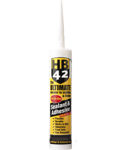 Hilton Banks HB42 Ultimate Sealant & Adhesive - White