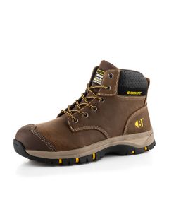 Buckbootz WIZL1BRN Wizardz Nubuckz Lace Boot - Brown - Size 7
