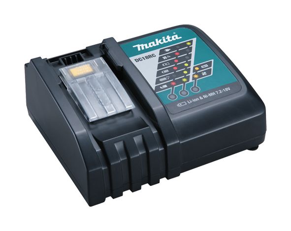 Makita DC18RC Compact Battery Charger for 14.4V to 18V Li-ion batteries