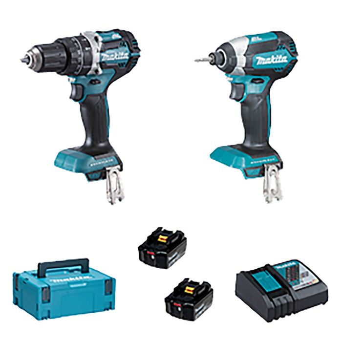 Makita DLX2180TJ LXT Combo Kit 18 V Li-ion brushless power tool set