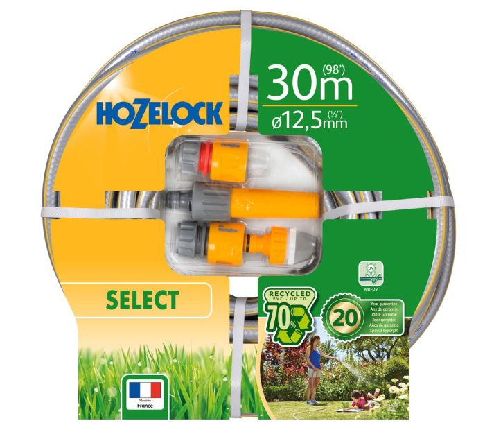Hozelock Select Hose Starter Set 30M 12.5mm with fittings