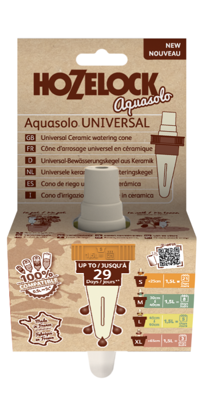 Hozelock Aquasolo Universal Orange watering cone single pack size S