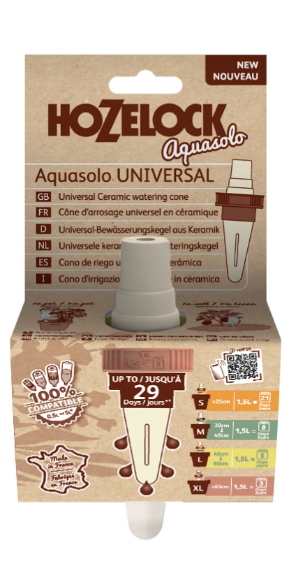 Hozelock Aquasolo Universal Pink Extra-Large Watering Cone for large pots