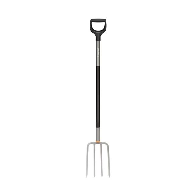 Fiskars 1070679 Ergonomic Garden Fork, 132 cm length, in grey