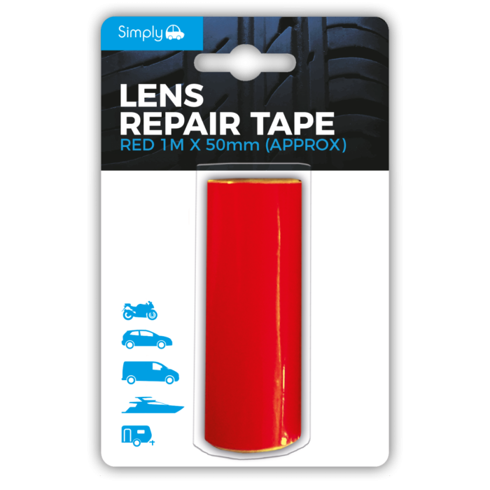 Simply 2253 Red Lens Repair Tape