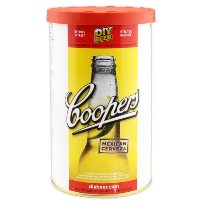 Coopers Mexican Cerveza 1.7kg 40 Pint Beer Making Kit
