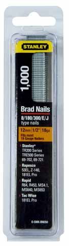 Stanley 0-SWK-BN0625 15mm brad nails