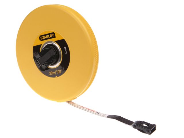 Stanley 0-34-262 30 Metre Closed Case Fibreglass Tape Measure