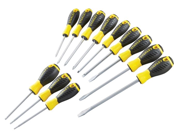 Stanley 0-60-212 Essential 12-piece PH/SL/PZ/TX screwdriver set