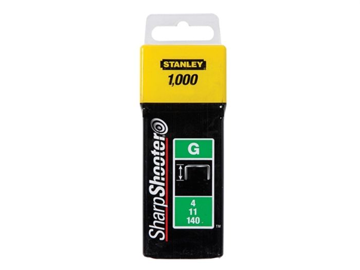 Stanley 1-TRA706T Heavy Duty Staples 10mm Pack of 1000