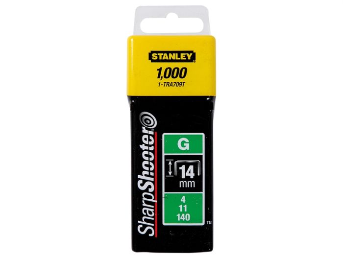 Stanley 1-TRA709T Heavy Duty Staples 14mm Pack of 1000