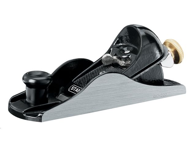 Stanley 220 Block Plane 180mm with 40mm cutter in grey