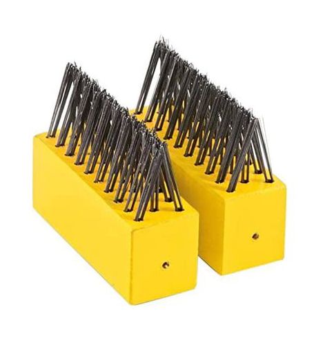 Wolf Garten FBME Multi-Change Weeding Brush Heads Pack of 2 with steel bristles