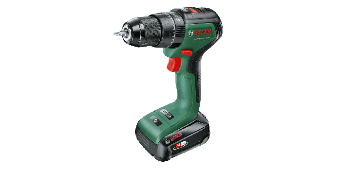 Bosch Universal Impact 18V-60 Cordless Drill Driver with 13-mm keyless metal chuck and 60 Nm max torque