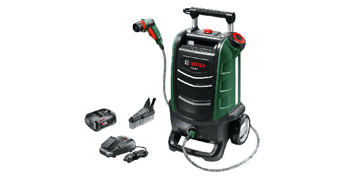 Bosch Fontus GEN II 15L 18V Cordless Pressure Washer with 15L tank and telescopic handle