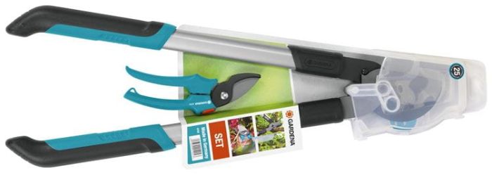 Gardena 8786-20 Easycut Lopper and Secateurs combo for green wood with 42 mm and 18 mm cutting diameters