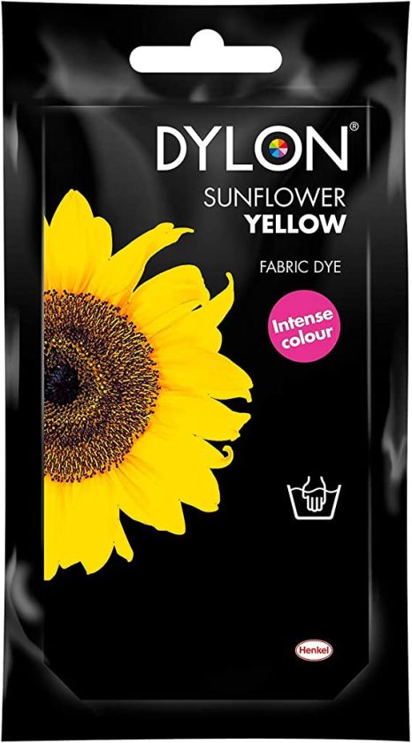 Dylon Fabric Hand Dye 50g Sunflower Yellow