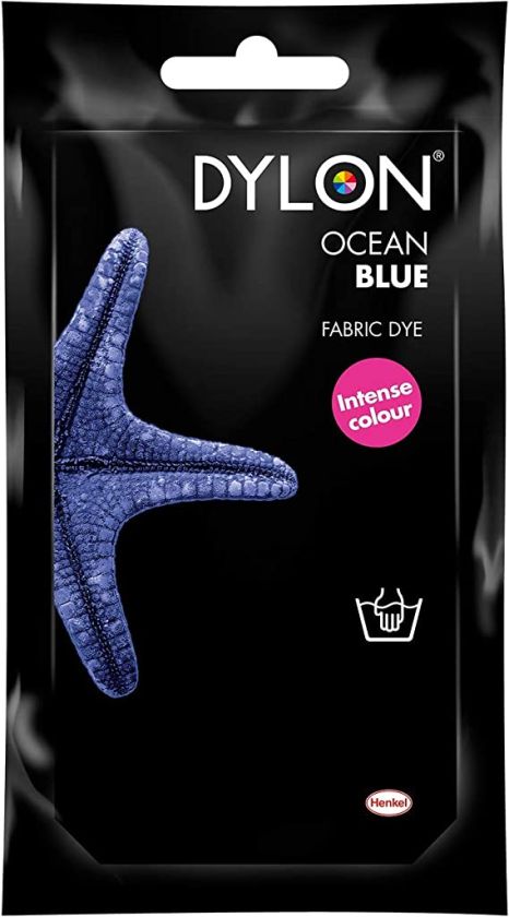Dylon Fabric Hand Dye Ocean Blue 50g