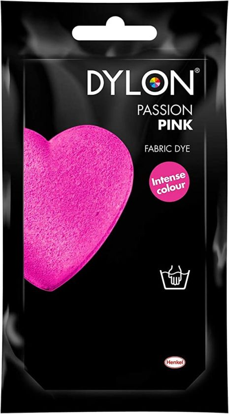 Dylon Passion Pink Fabric Hand Dye 50g