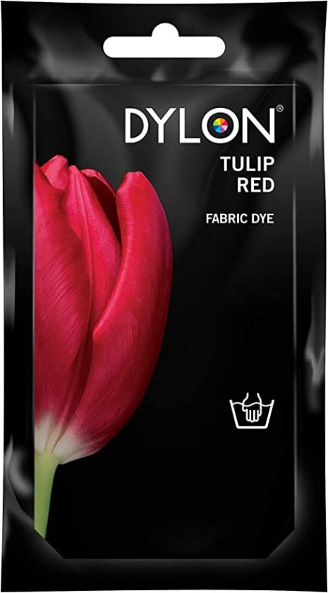 Dylon Fabric Hand Dye 50g in Tulip Red