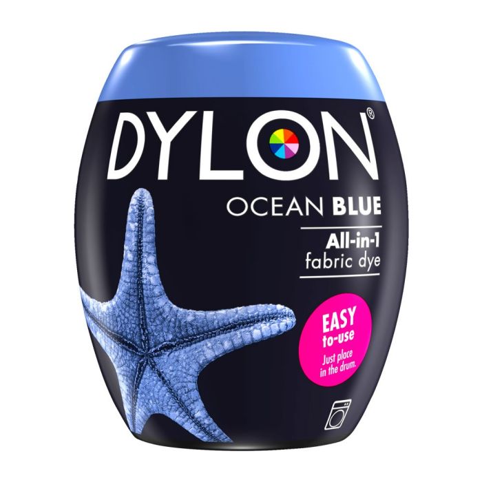 Dylon Fabric Dye Pod Ocean Blue 350g washing machine dye