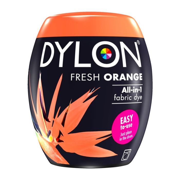 Dylon Fresh Orange Fabric Dye Pod 350g