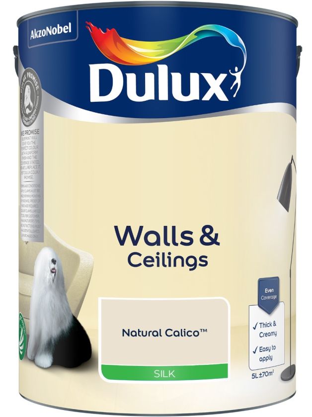 Dulux Natural Calico Silk Emulsion Paint 5L