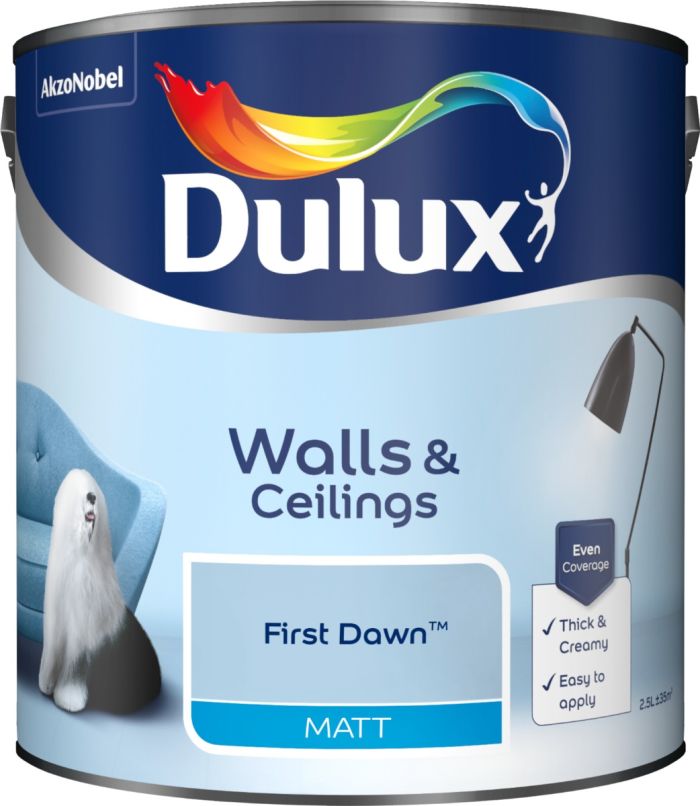Dulux First Dawn Matt Emulsion Paint - 2.5L
